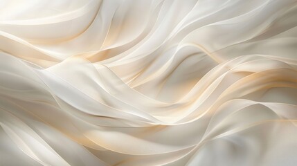 Poster - Abstract beige color wave flowing express the energetic signal. Seamless texture of vividness curve swirling convey sense of harmony and wonderful scene perfect for effect and graphic design. AIG51.