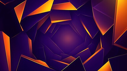 Poster - Abstract geometric tunnel
