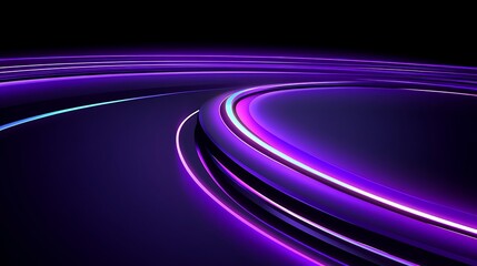 Poster - Abstract glowing curves (5)