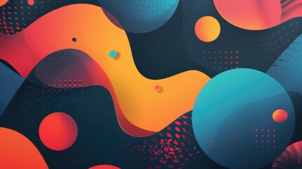 Poster - Flat lay of geometric shapes in pastel colors on a turquoise background. Background image of 3D rendering artwork with geometric shape and modern artwork. Creative design and art concept. AIG51.