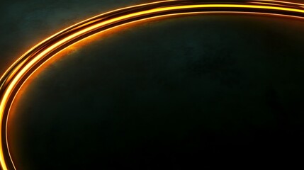 Poster - Abstract glowing gold ring