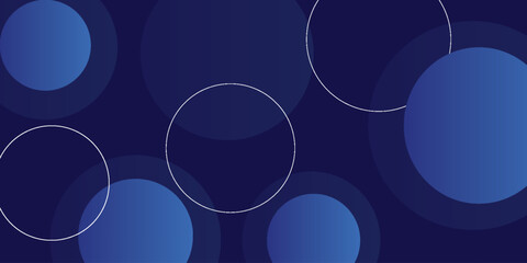 Aufkleber - Abstract blue geometric background. Dynamic shapes composition. Eps10