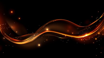 Poster - Abstract glowing waves (2)