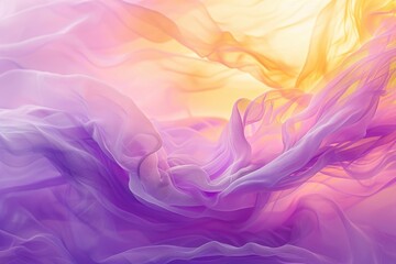 Poster - Abstract vivid colorful wave flowing express dreamy texture. Seamless texture vividness pastel swirling convey sense of gentle and soft emotion scene perfect for effect and graphic design. AIG51.