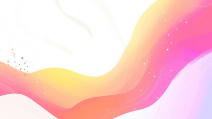 Fototapete - Soft abstract fluid gradient with pink and blue tones. Gentle and smooth design. Background image of fabric texture with vibrant color flowing and floating at white background. Watercolor. AIG51.