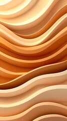 Poster - Abstract Warm-Toned Wave Background Texture