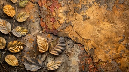 Poster - Abstract rustic color and shape on surface express nature style texture. Seamless pattern rough vividness curve convey sense of harmony and natural scene perfect for effect and graphic design. AIG61.