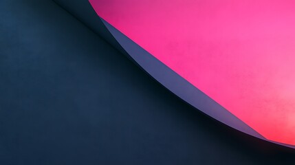 Poster - Abstract paper folds in vibrant colors