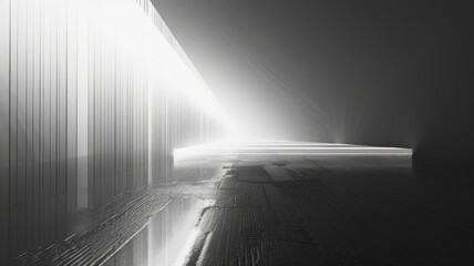 Fototapete - Abstract complex glitch with pixel effect in tech background use shading and glitches texture express mysterious design or complex flow with cyber object convey sense of future digital scene. AIG53.