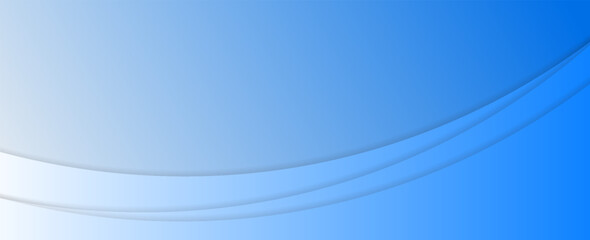 Poster - vector blue line background curve element with black space for text and message design, overlapping 
