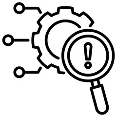 Poster - Root Cause Line Icon