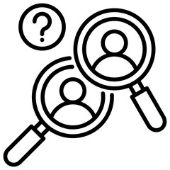 Poster - Find Line Icon
