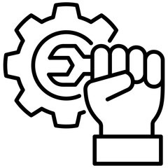 Poster - Technical Skills Line Icon