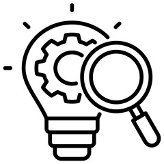 Poster - Research And Development Line Icon