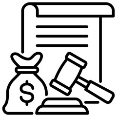 Poster - Bail Line Icon