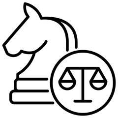 Poster - Strategy Line Icon