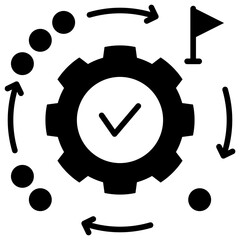 Poster - Phases Glyph Icon