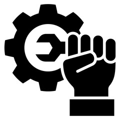 Poster - Technical Skills Glyph Icon