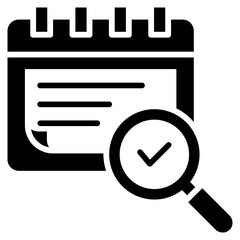 Poster - Inspection Glyph Icon