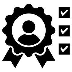 Poster - Competence Glyph Icon
