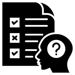 Poster - Hypothesis Glyph Icon