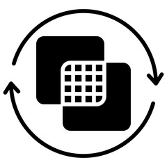 Poster - Opacity Glyph Icon
