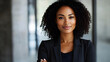 © john - beautiful black woman businesswoman headshot portrait, business, career, success, entrepreneur, marketing, finance, technology, diversity in the workplace