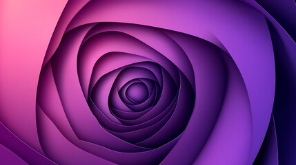Poster - Abstract swirling design with layered colors