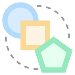 Poster - Shaping Flat Icon