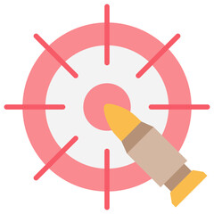 Poster - Military Flat Icon