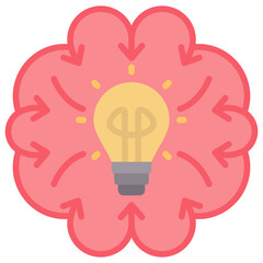 Poster - Brainstorming Flat Icon