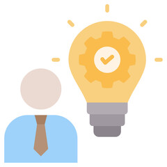 Poster - Solution Flat Icon
