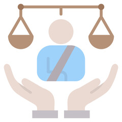 Poster - Personal Injury Flat Icon