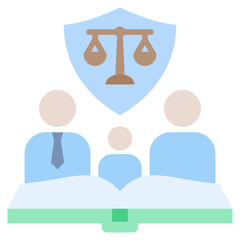 Poster - Family Law Flat Icon