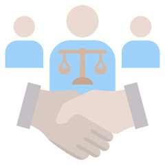 Poster - Arbitration Flat Icon