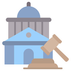 Poster - Federal Flat Icon