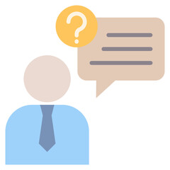 Poster - Opinion Flat Icon