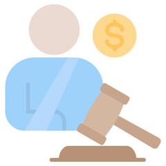 Poster - Tort Law Flat Icon
