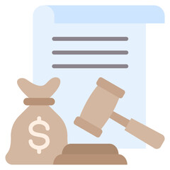 Poster - Bail Flat Icon