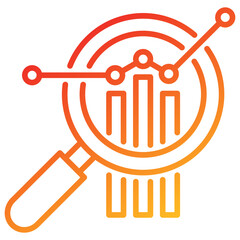 Poster - Analyze Line Gradient Icon