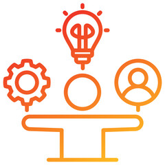 Poster - Resources Line Gradient Icon