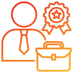Poster - Professional Line Gradient Icon