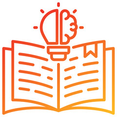 Poster - Knowledge Line Gradient Icon