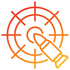 Poster - Military Line Gradient Icon