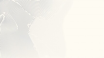 Poster - Abstract Linear Graphic with Wavy Lines and Soft Gradients on a Neutral Background