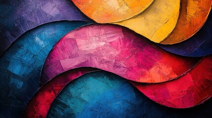 Fototapete - futuristic cyber organic liquid gradient background, vibrant iridescent colors, soft blur, fluid texture, modern Y2K meets nature