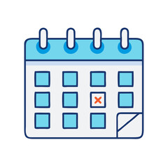 Poster - Calendar schedule appointment date time event reminder agenda organization planning day month year