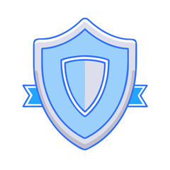 Poster - Security shield icon vector illustration for protection and safety concept design element graphic