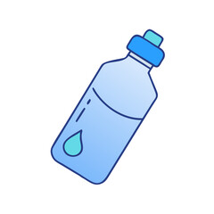 Poster - Stay hydrated with this reusable water bottle vector illustration for eco friendly living