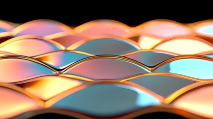 Poster - Smooth Ceramic Surface Background in Soft Glaze Reflection